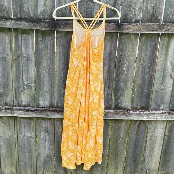 Art Class Yellow Paisley Maxi Sun‎ Dress | L - Picture 4 of 4